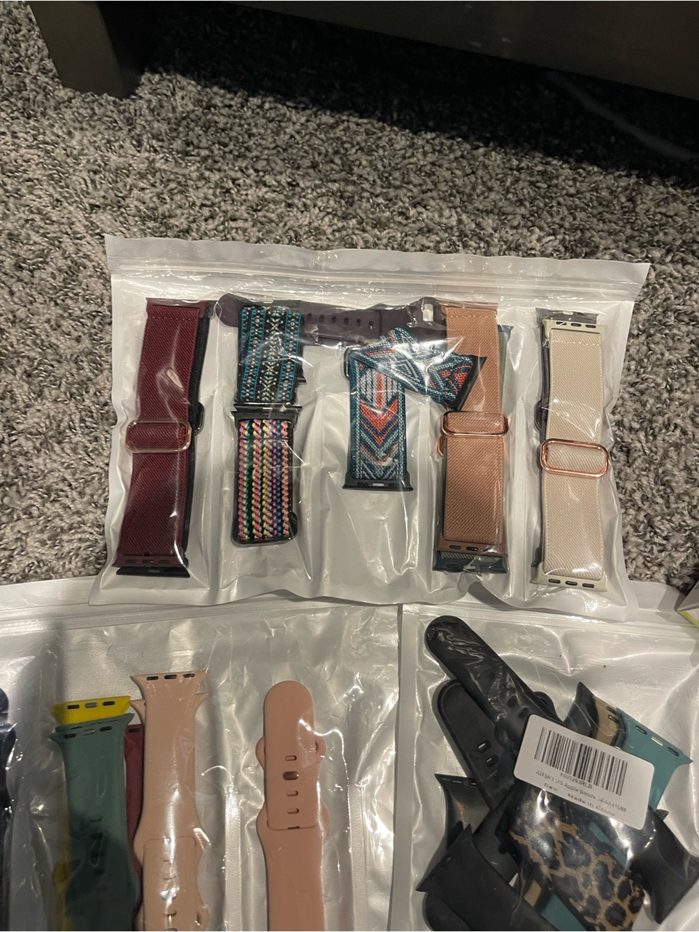 Apple Watch Band Lot! Silicone and Woven Apple Watch Bands - Multicolor - Picture 4 of 4